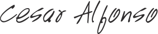 Cesar Alfonso Firma